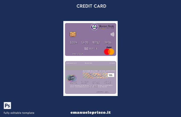 modello mastercard Pakistan Meezan Bank Limited in stile verificato